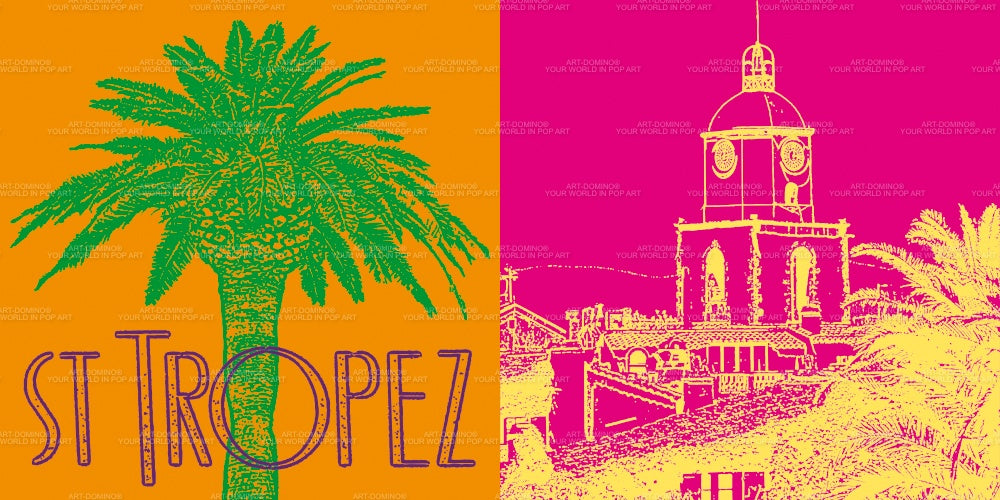 Leinwandbild Classics - Frankreich - Saint Tropez - 5513