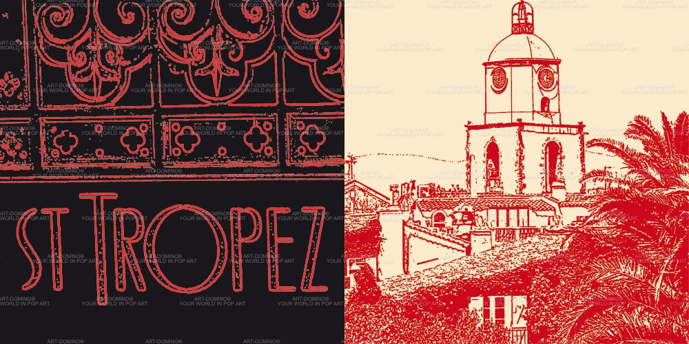 Leinwandbild Classics - Frankreich - Saint Tropez - 5514