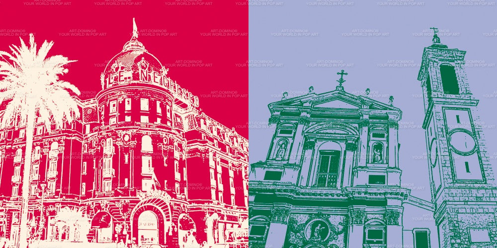 Leinwandbild Classics - Frankreich - Nizza - 5601