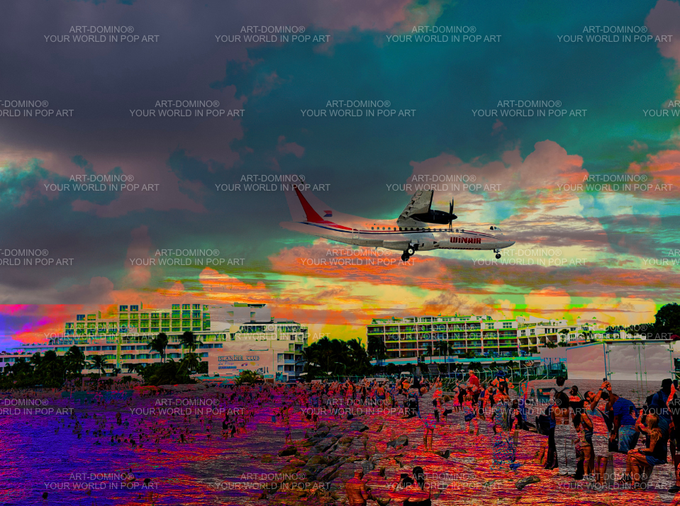 Acrylglas - Saint Martin - Maho Beach