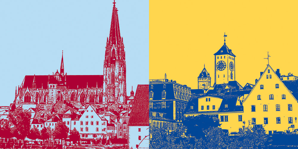 Leinwandbild Classics - Deutschland - Regensburg - 7501