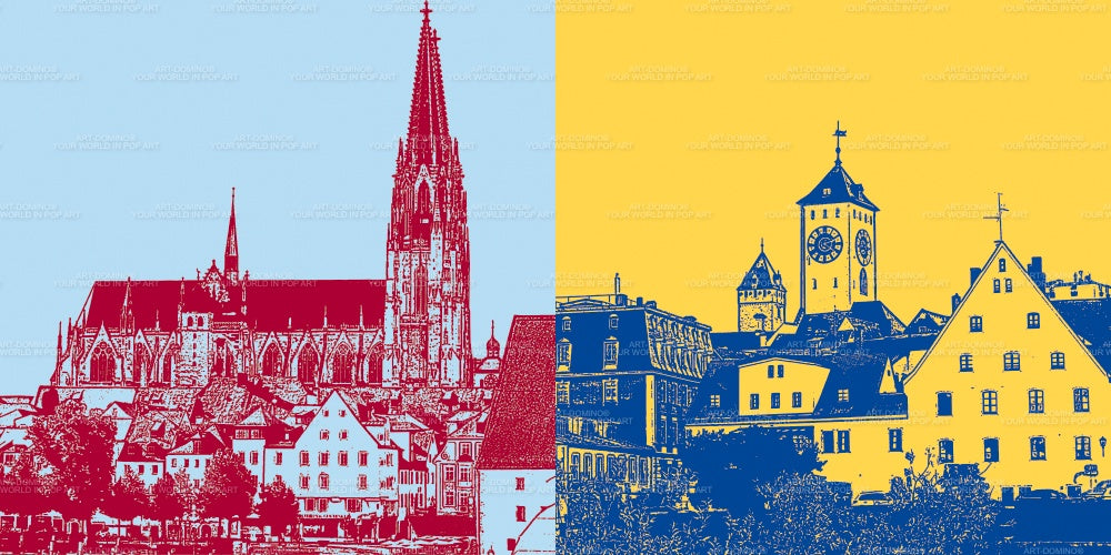 Leinwandbild Classics - Deutschland - Regensburg - 7501
