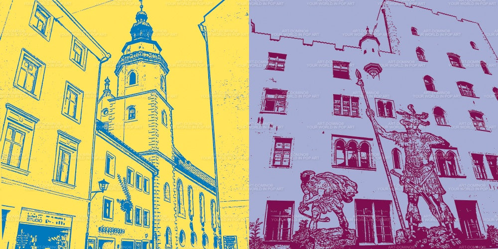 Leinwandbild Classics - Deutschland - Regensburg - 7505