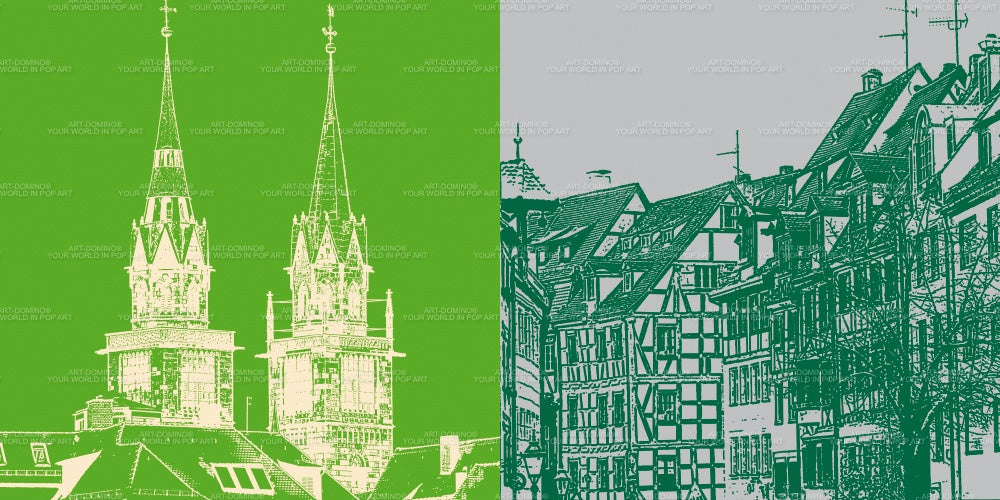 Leinwandbild Classics - Deutschland - Nürnberg - 7711