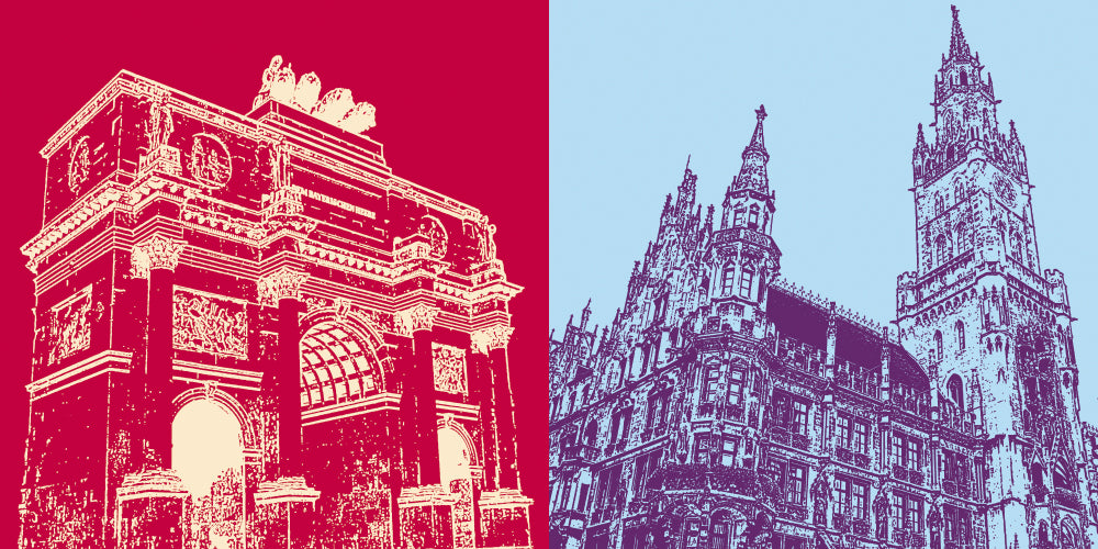 Leinwandbild Classics - Deutschland - München - 8018