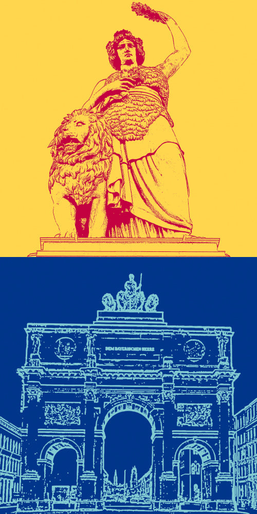 Leinwandbild Classics - Deutschland - München - 8142