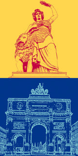 Leinwandbild Classics - Deutschland - München - 8142