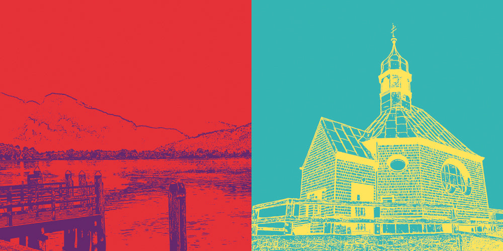 Leinwandbild Classics - Deutschland - Tegernsee - 83604