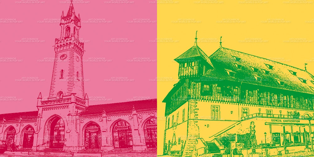 Tableau sur toile Classiques - Allemagne - Constance - 8510