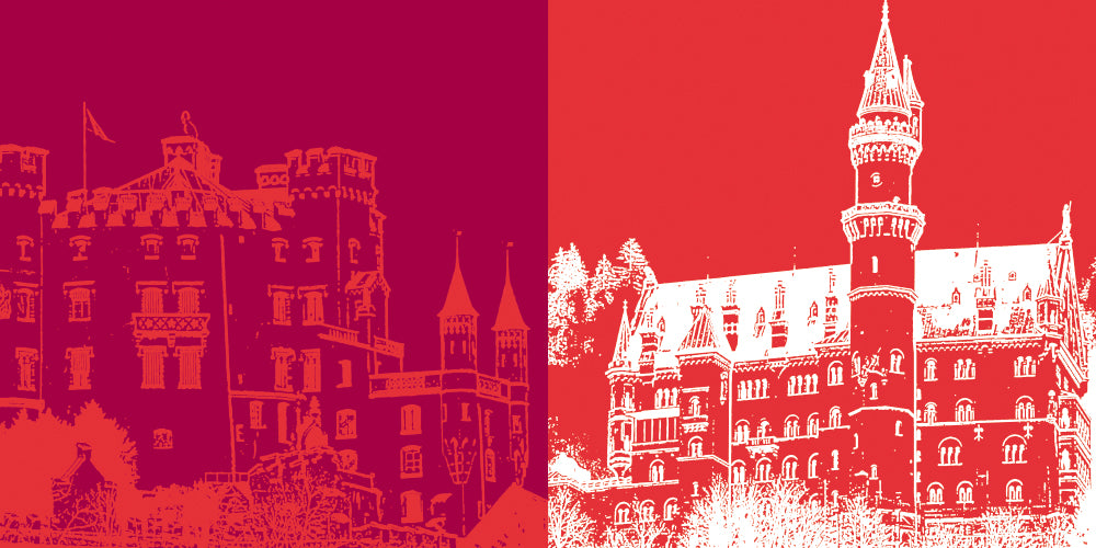 Leinwandbild Classics - Deutschland - Neuschwanstein - 8603