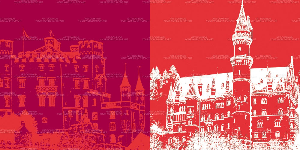 Leinwandbild Classics - Deutschland - Neuschwanstein - 8603