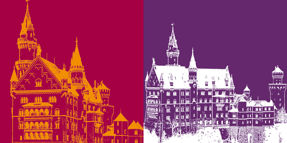 Leinwandbild Classics - Deutschland - Neuschwanstein - 8604