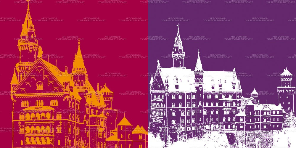 Leinwandbild Classics - Deutschland - Neuschwanstein - 8604