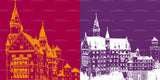Leinwandbild Classics - Deutschland - Neuschwanstein - 8604