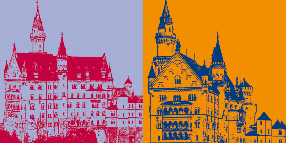 Leinwandbild Classics - Deutschland - Neuschwanstein - 8605