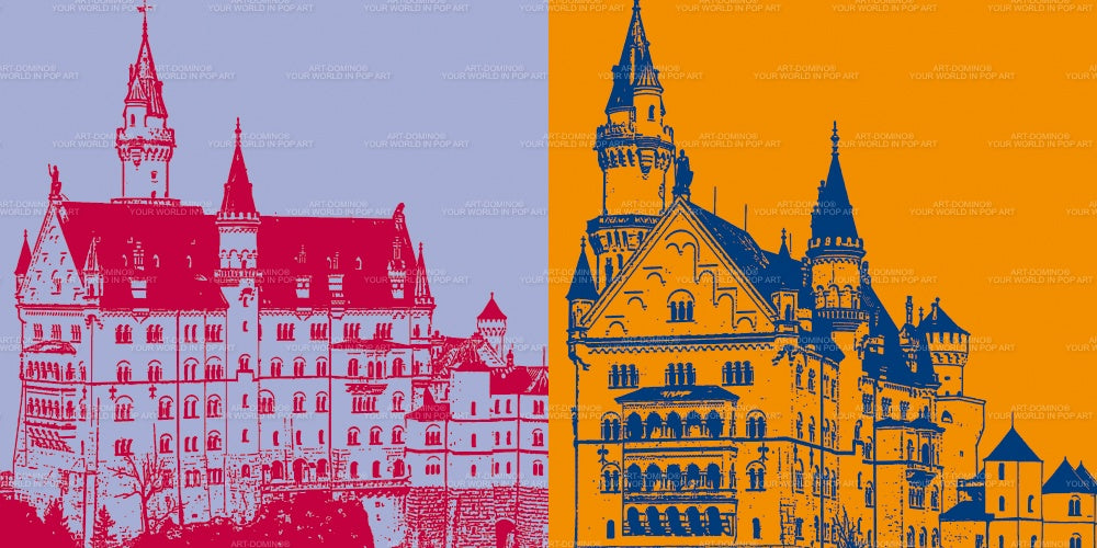 Leinwandbild Classics - Deutschland - Neuschwanstein - 8605