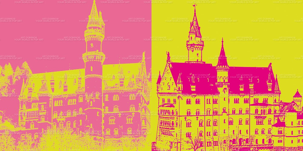 Leinwandbild Classics - Deutschland - Neuschwanstein - 8606