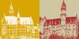 Leinwandbild Classics - Deutschland - Neuschwanstein - 8608