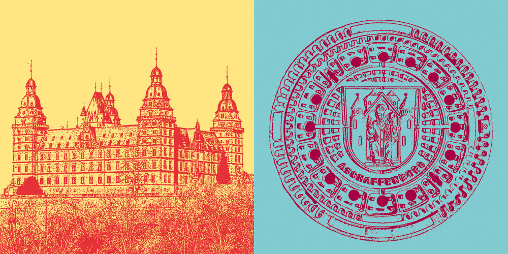 Leinwandbild Classics - Deutschland - Aschaffenburg - 8803