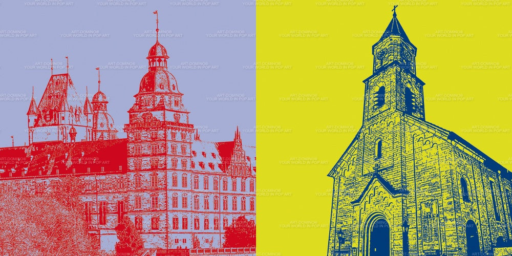 Leinwandbild Classics - Deutschland - Aschaffenburg - 8805