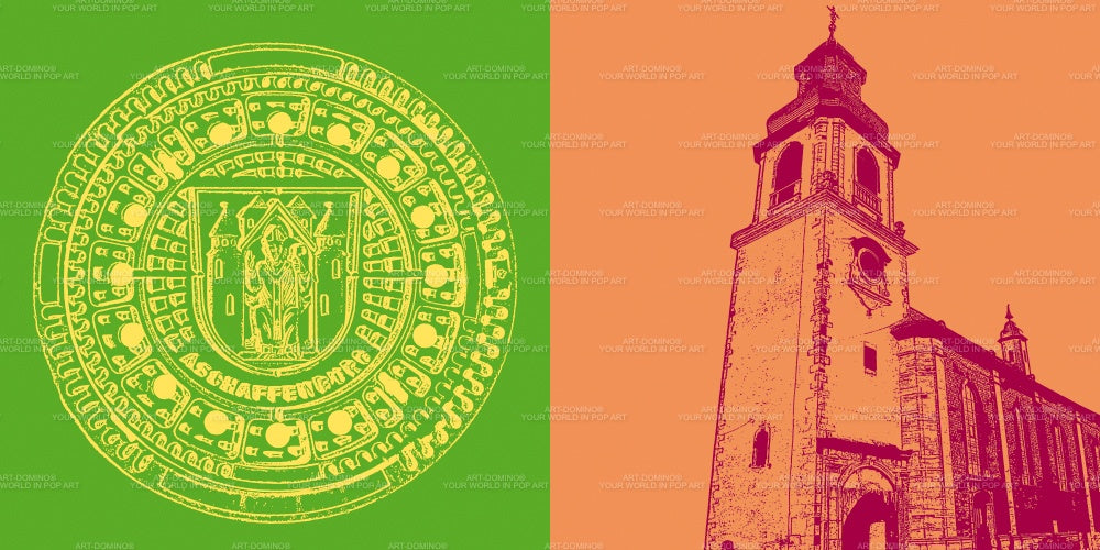 Leinwandbild Classics - Deutschland - Aschaffenburg - 8806