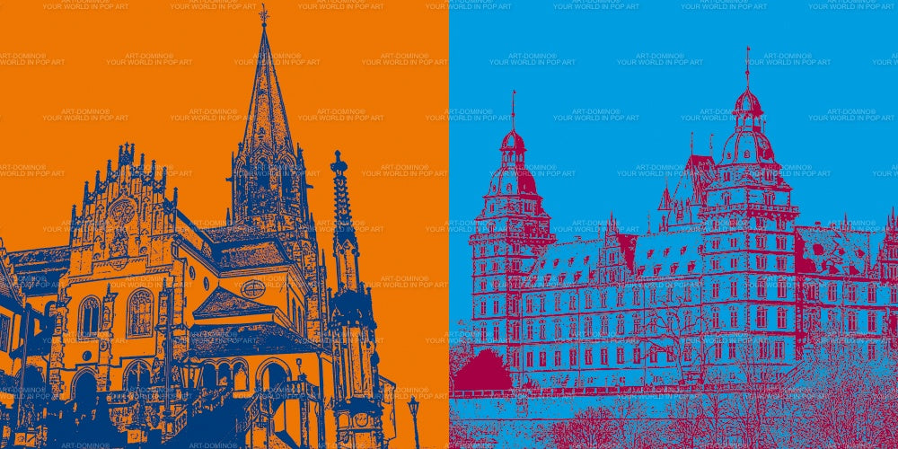 Leinwandbild Classics - Deutschland - Aschaffenburg - 8807