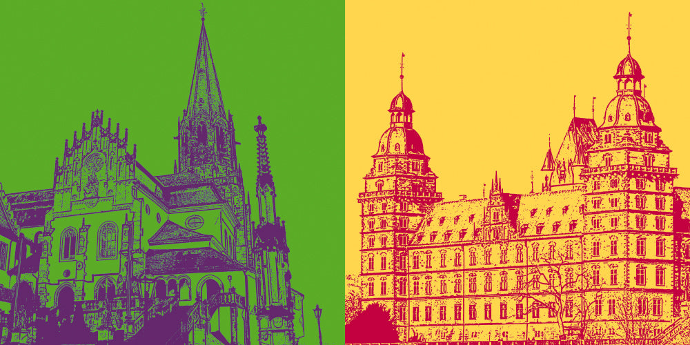 Leinwandbild Classics - Deutschland - Aschaffenburg - 8808