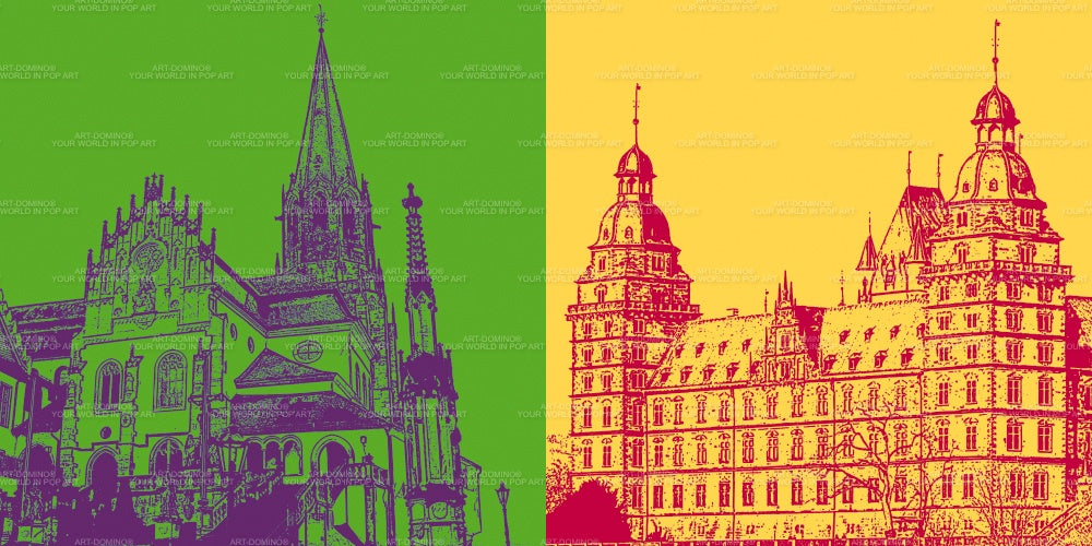 Leinwandbild Classics - Deutschland - Aschaffenburg - 8808