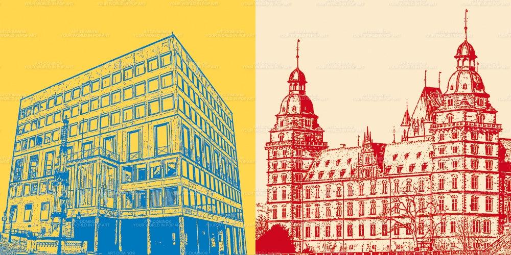 Leinwandbild Classics - Deutschland - Aschaffenburg - 8810