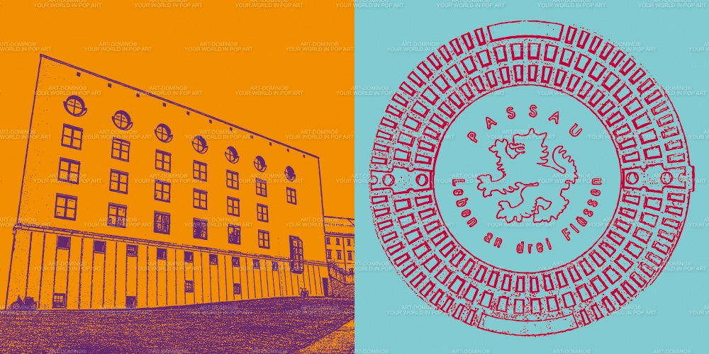 Leinwandbild Classics - Deutschland - Passau - 8901