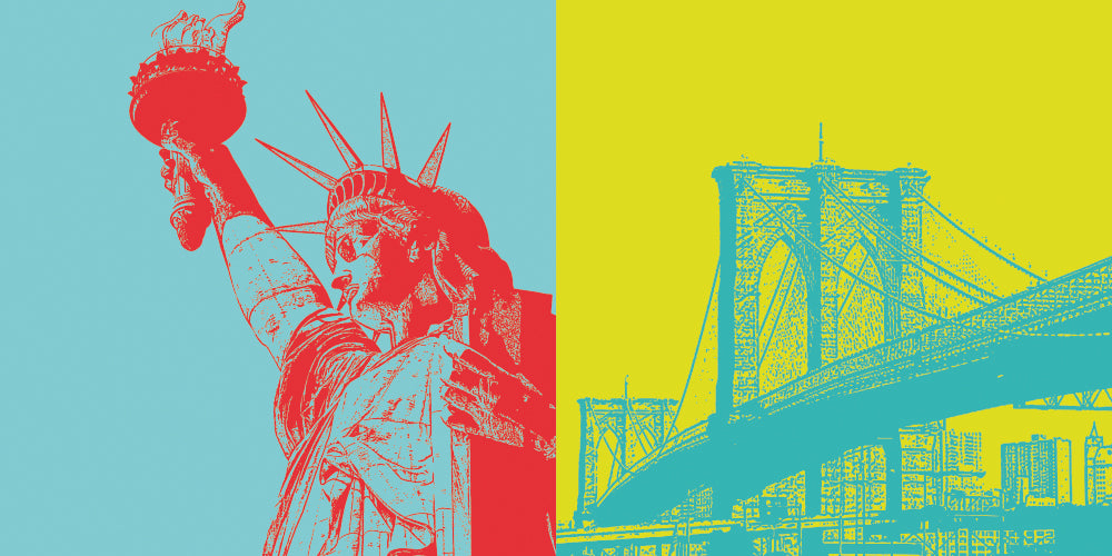 Leinwandbild Classics - USA - New York - 9033