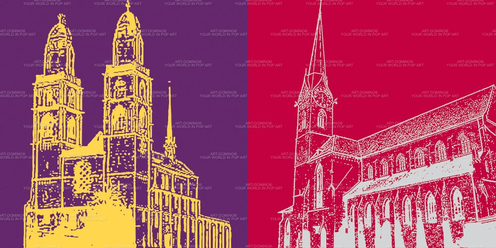 Leinwandbild Classics - Schweiz - Zürich - 9300