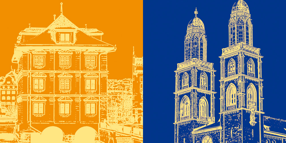 Leinwandbild Classics - Schweiz - Zürich - 9305