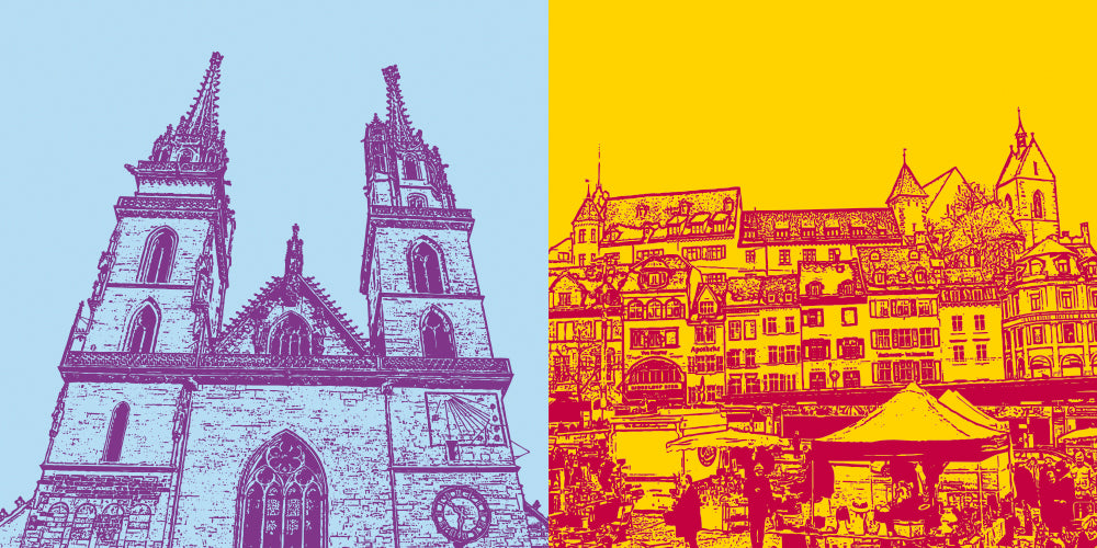 Leinwandbild Classics - Schweiz - Basel - 9413