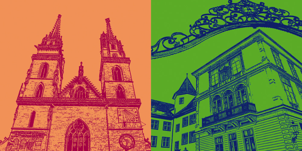 Leinwandbild Classics - Schweiz - Basel - 9414