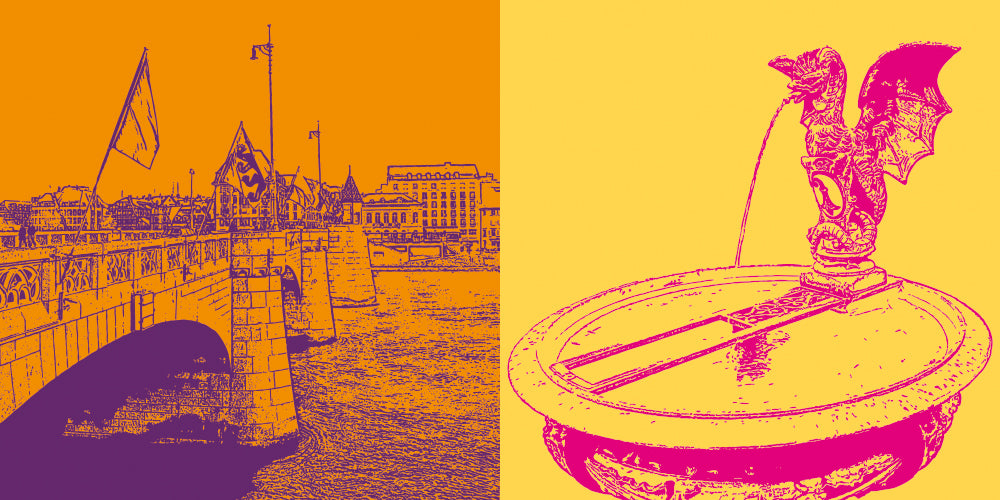 Leinwandbild Classics - Schweiz - Basel - 9416