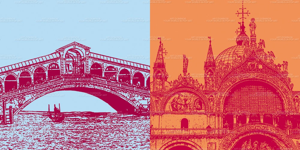 Leinwandbild Classics - Italien - Venedig - 9504
