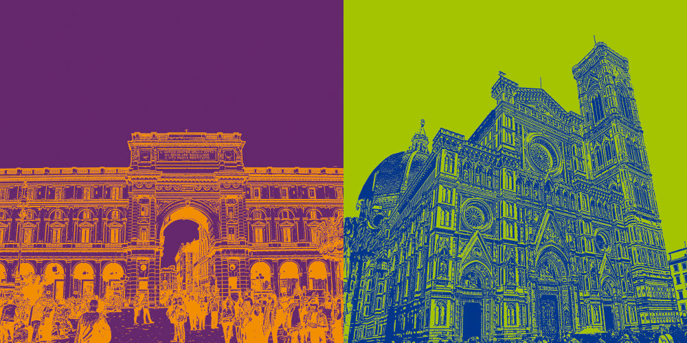 Leinwandbild Classics - Italien - Florenz - 9608