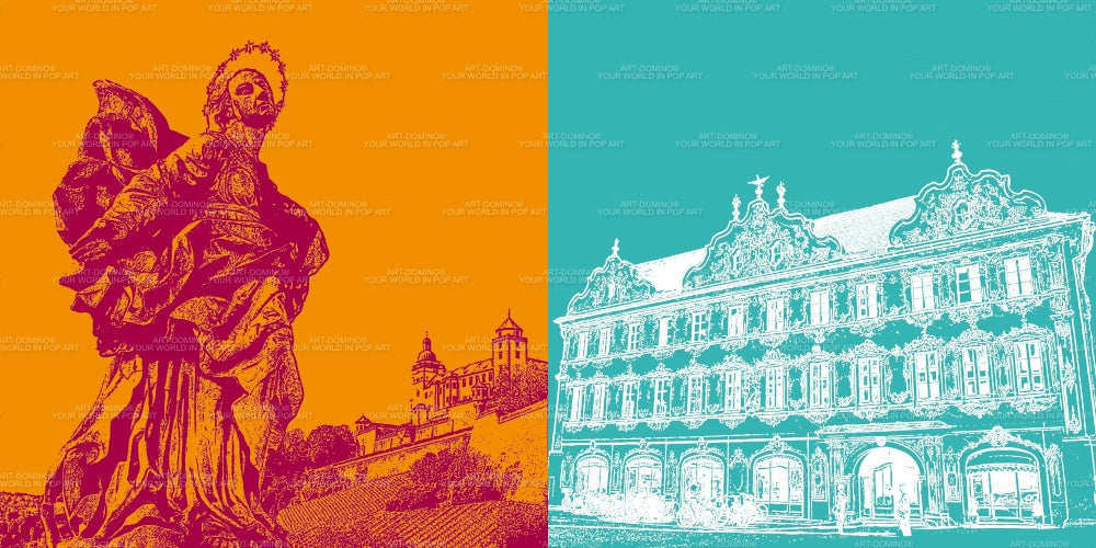 Leinwandbild Classics - Deutschland - Würzburg - 9700.701