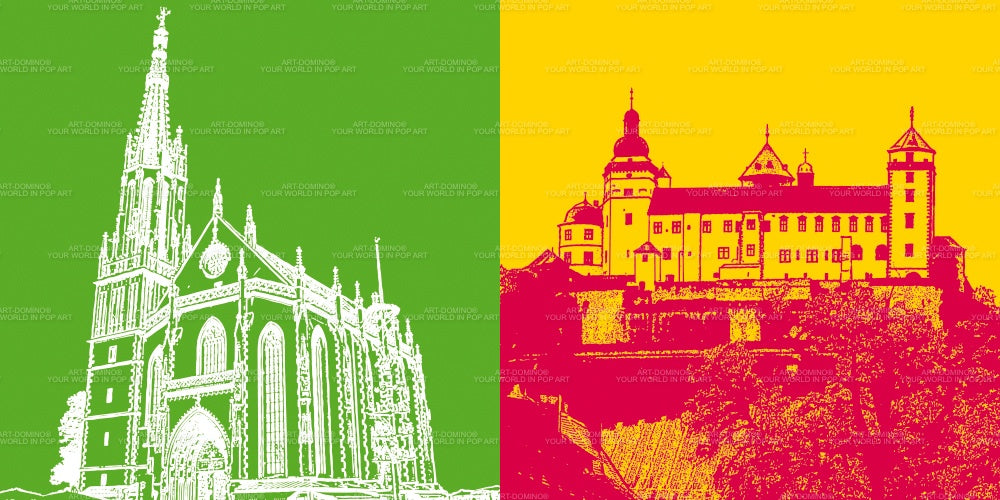 Leinwandbild Classics - Deutschland - Würzburg - 9700.713