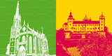 Leinwandbild Classics - Deutschland - Würzburg - 9700.713
