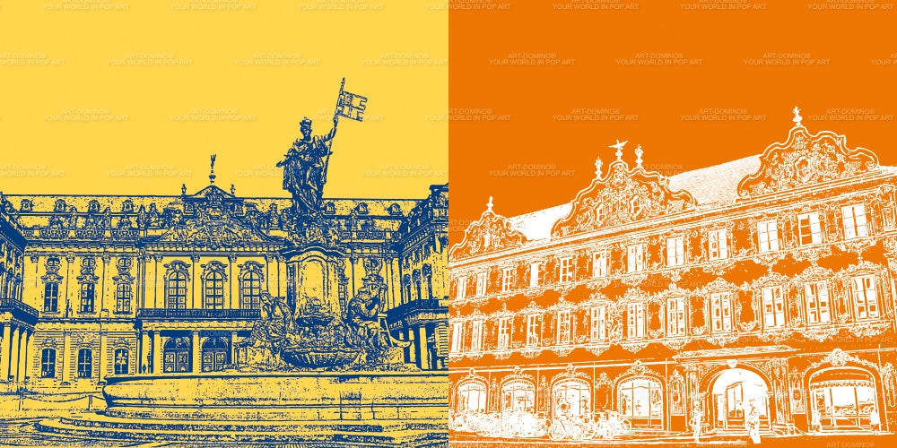 Leinwandbild Classics - Deutschland - Würzburg - 9700.714