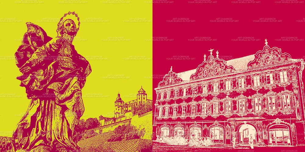 Leinwandbild Classics - Deutschland - Würzburg - 9700.719