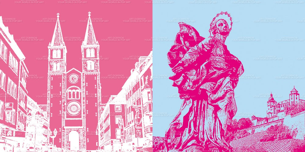Leinwandbild Classics - Deutschland - Würzburg - 9700.725