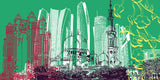Acrylglas - Collage - Vereinigte Arabische Emirate - Abu Dhabi