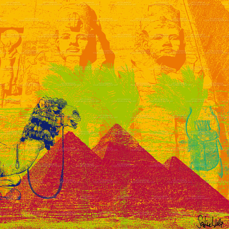 Acrylglas - Collage - Ägypten