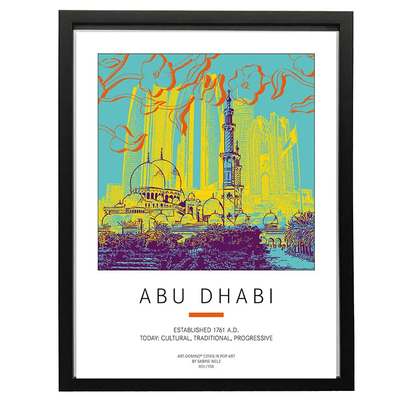 Plakat - Vereinigte Arabische Emirate - Abu Dhabi