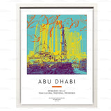 Plakat - Vereinigte Arabische Emirate - Abu Dhabi