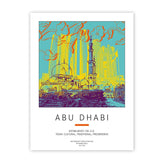 Plakat - Vereinigte Arabische Emirate - Abu Dhabi