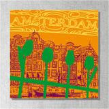 Leinwandbild - Collage - Niederlande - Amsterdam